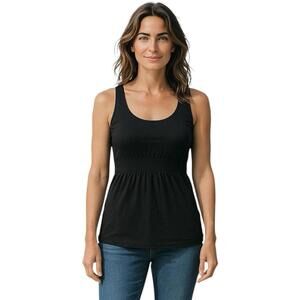 PRADA Black Knit  Cotton Tank Top IT-38 US-2